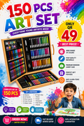 150 Pieces Art Set