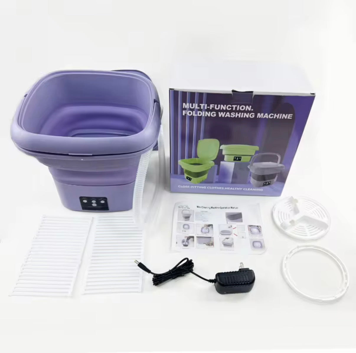 Multi functional folding washing machine