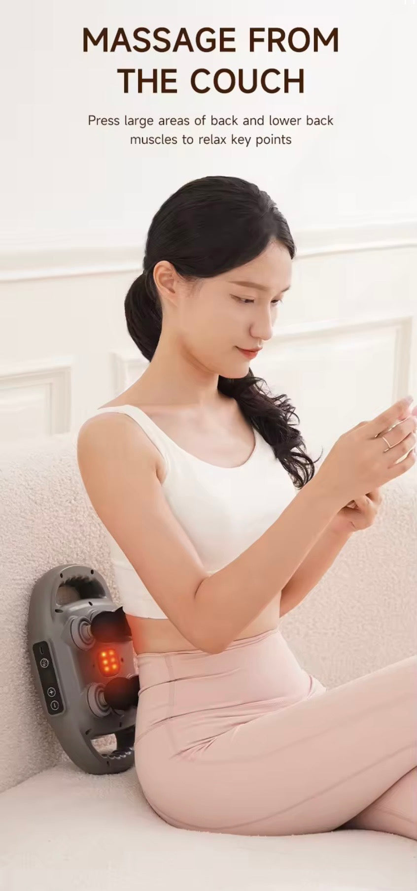 Six headed massager