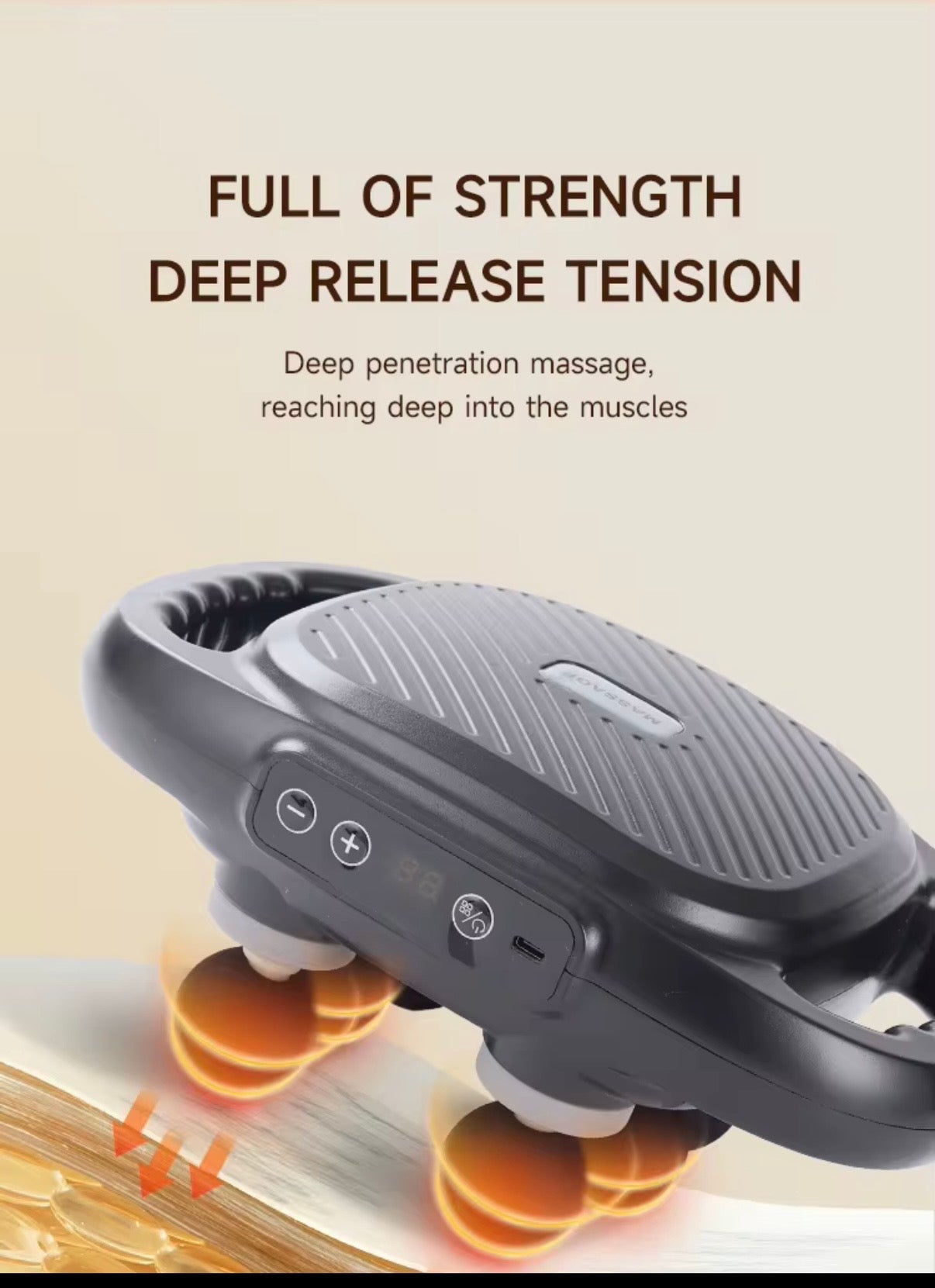 Six headed massager