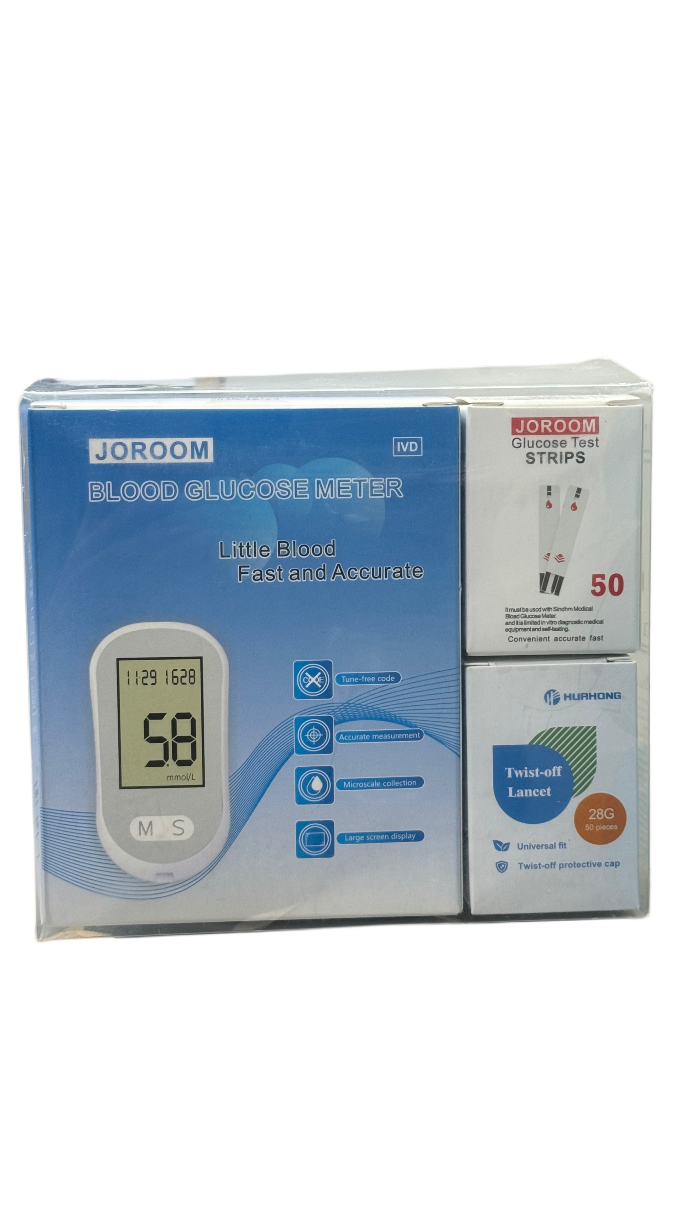 Blood glucose meter with 50 strips
