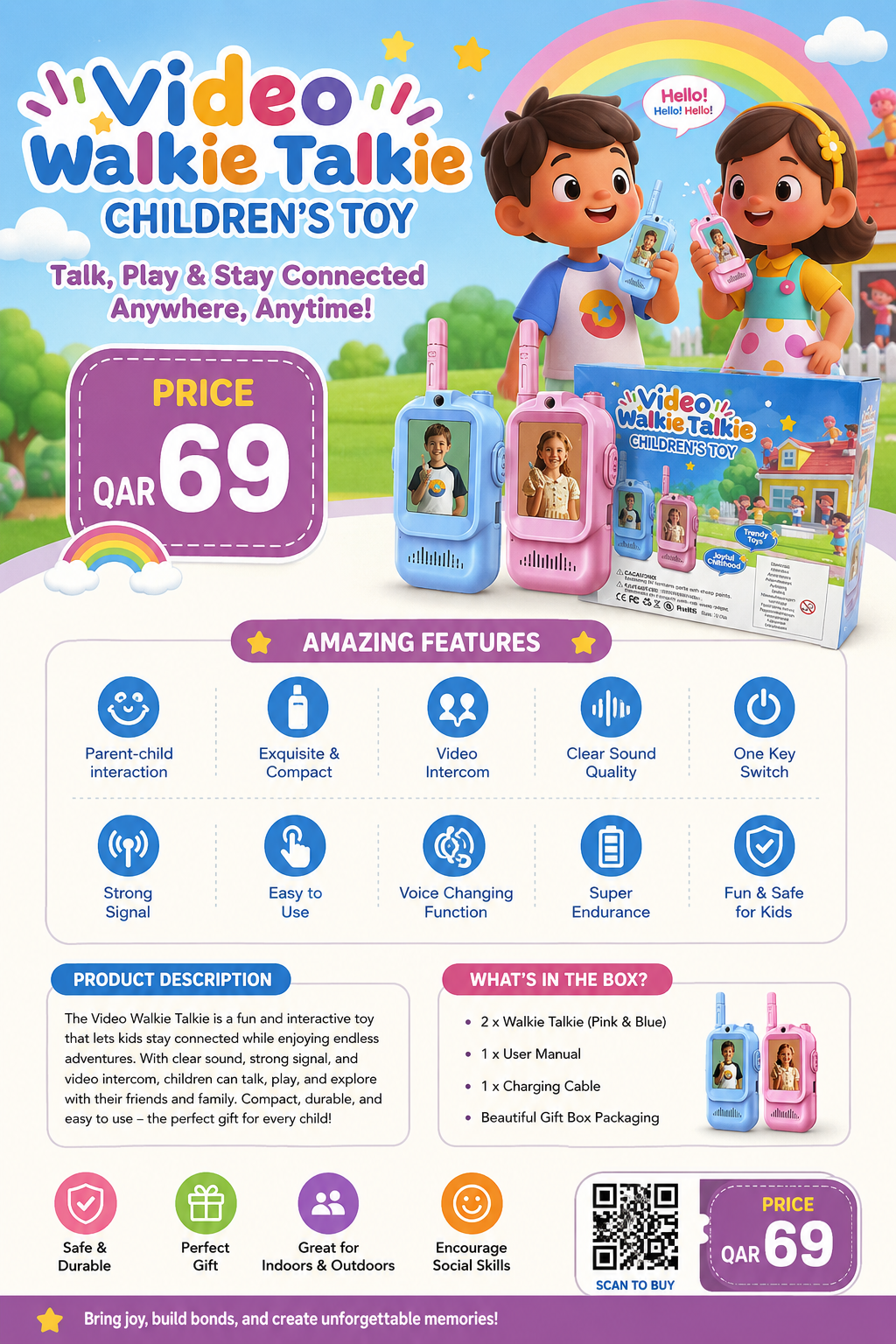 Kids walkie talkie
