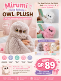 🦉 Mirumi Cute Talking Owl Plush