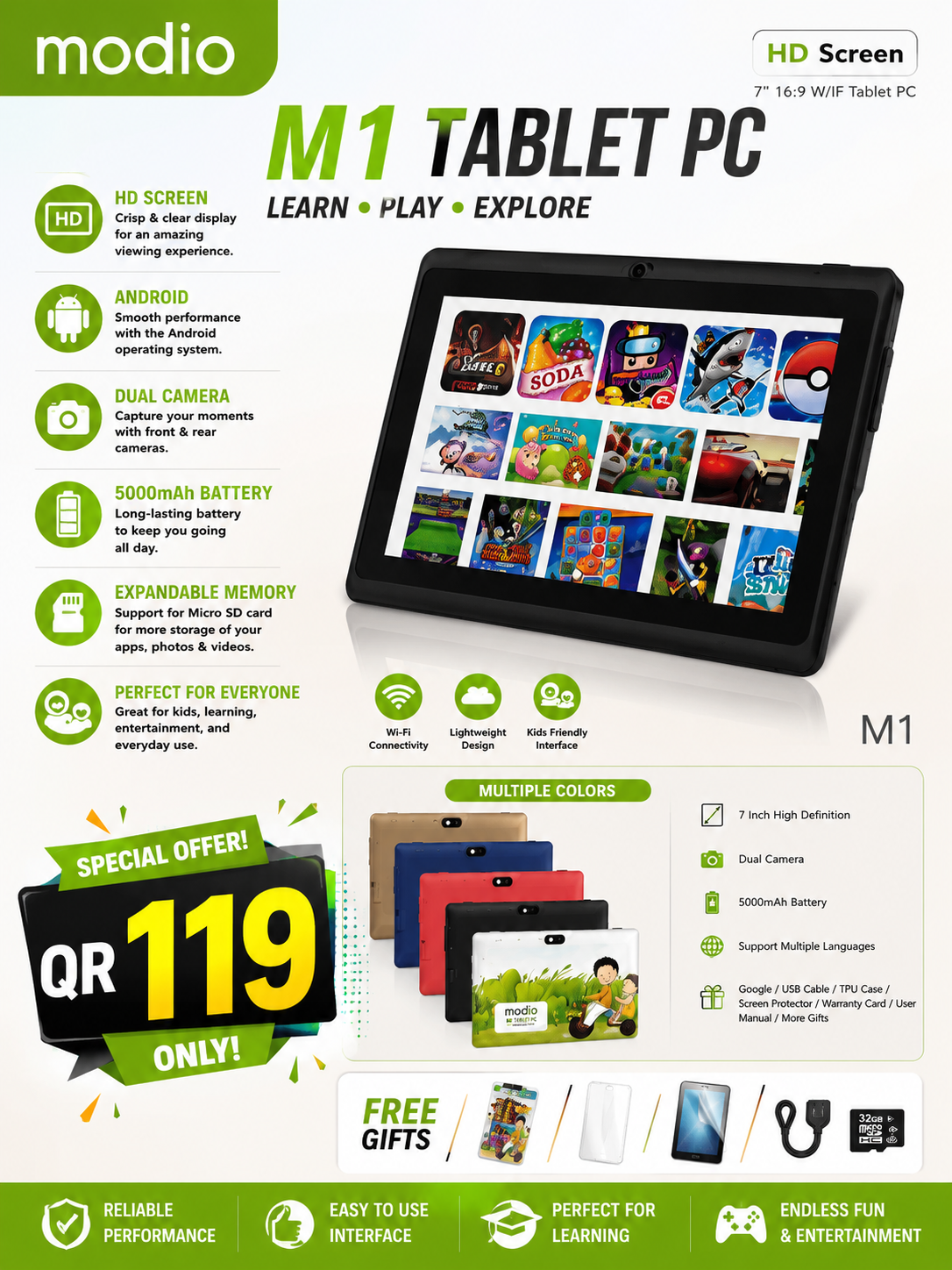 Modio M1 Tablet PC