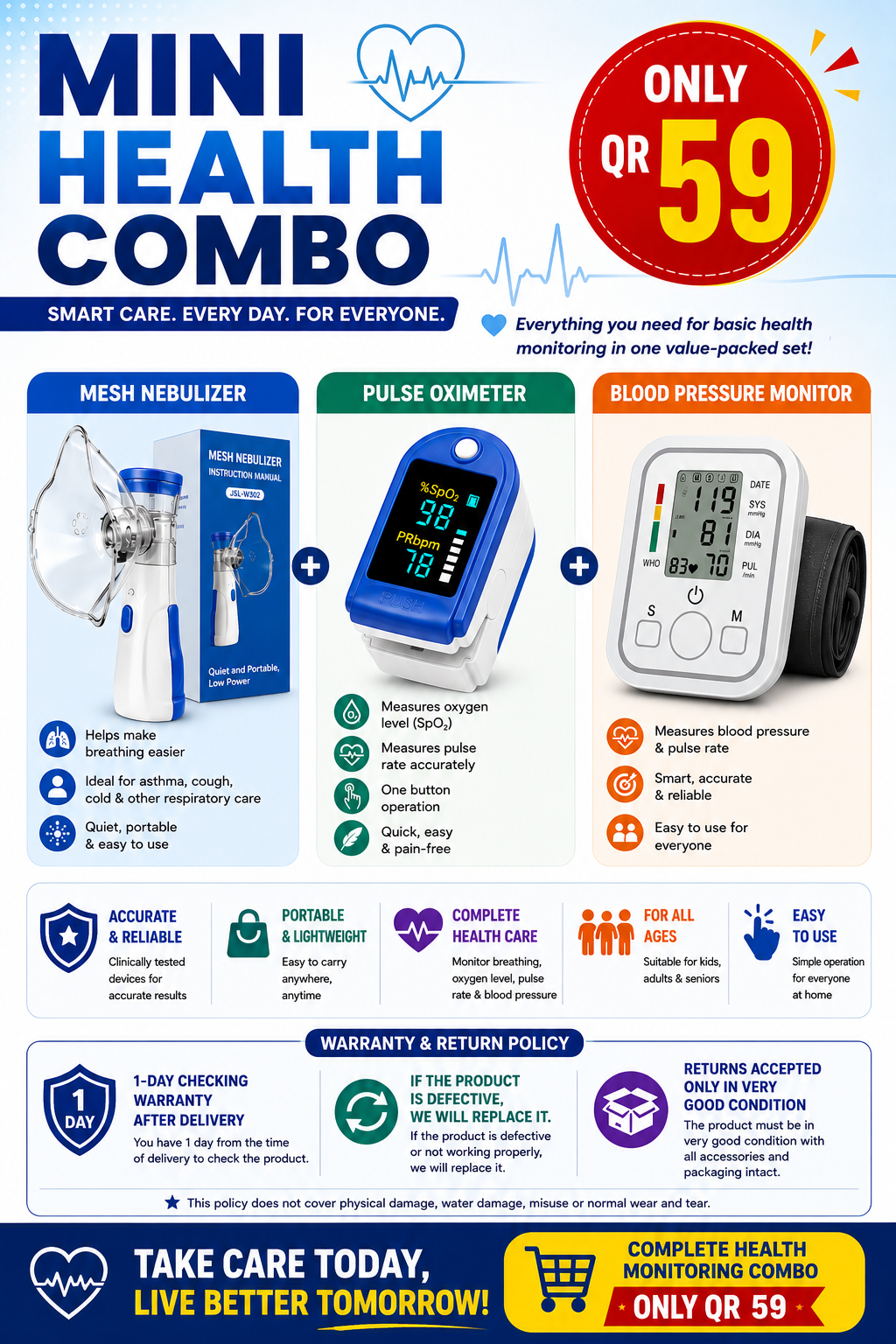 🏥 MINI HEALTH COMBO
