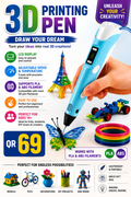 3d printing pen(2 pc)