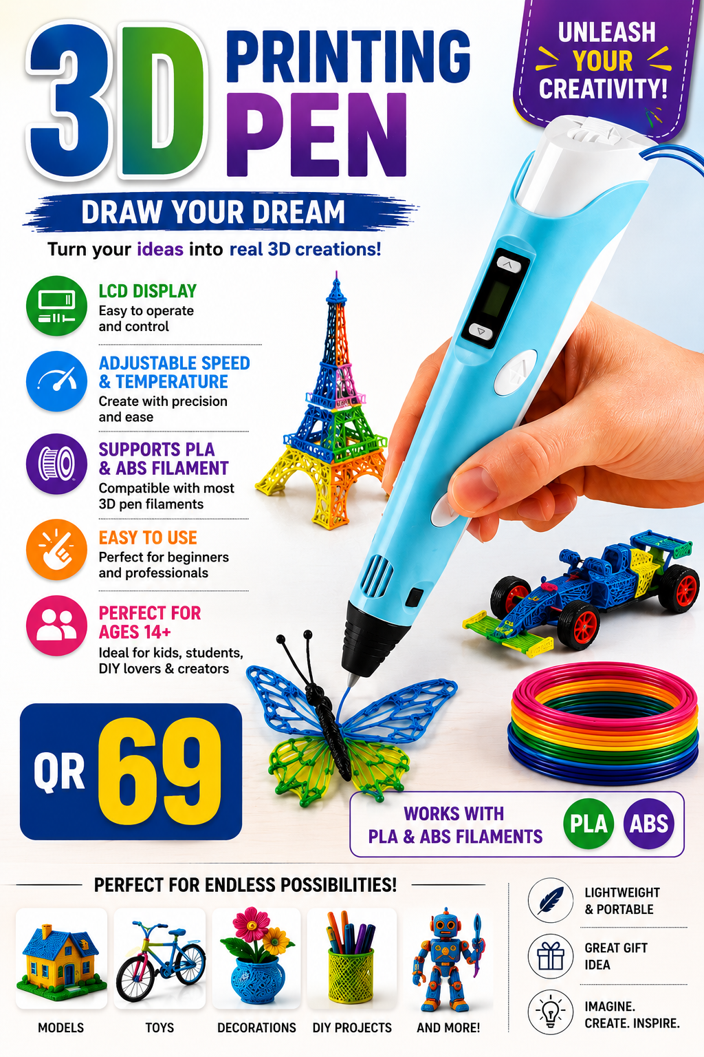 3d printing pen(2 pc)