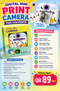 Kids Digital Mini Print Camera