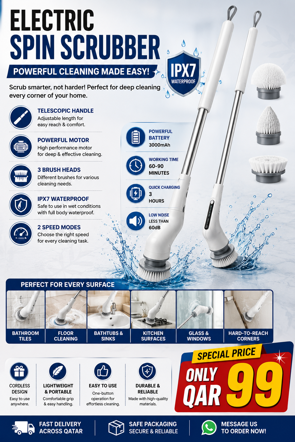 Electric Spin Scrubber!