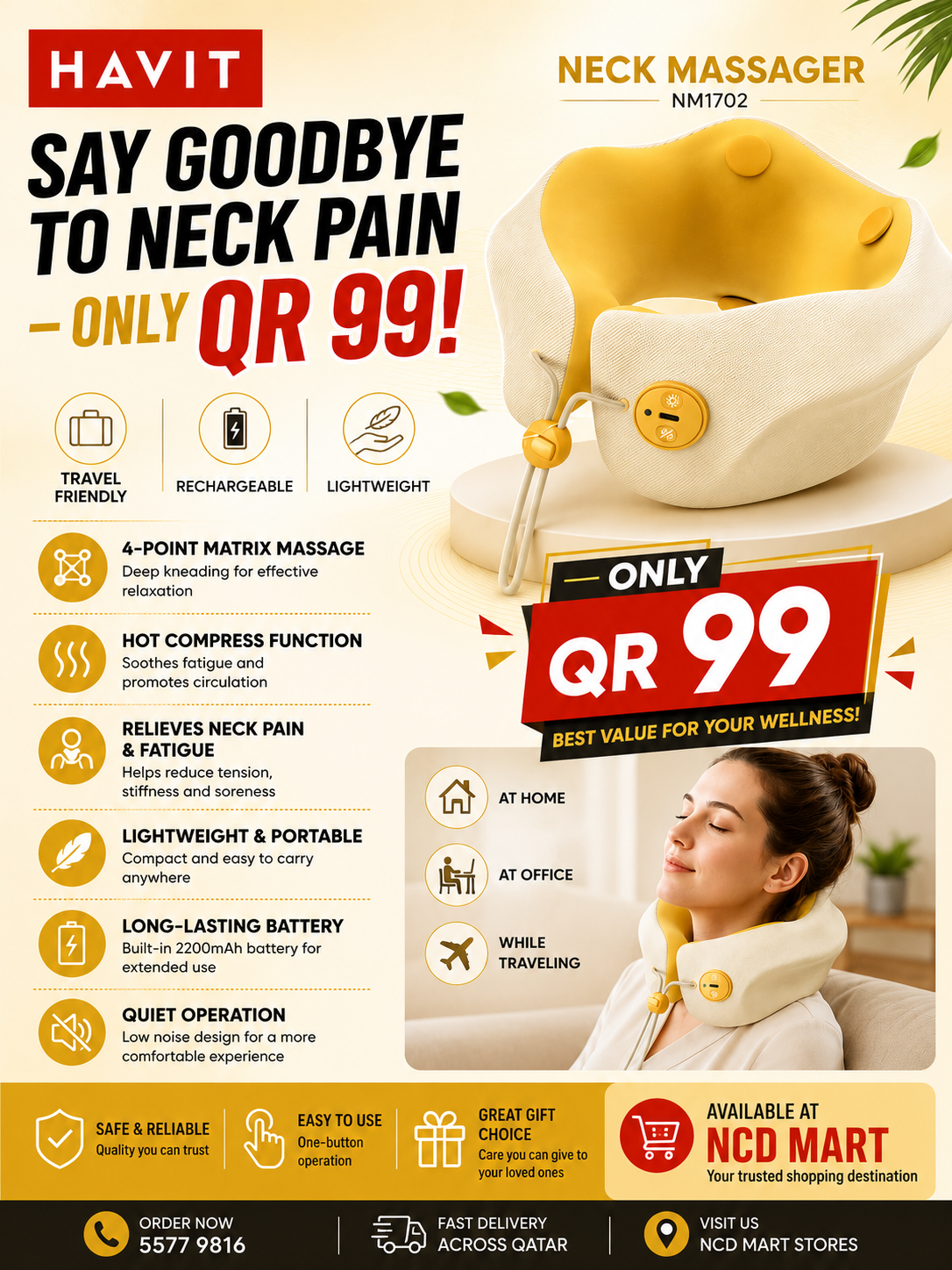 Havit Neck Massager NM1702