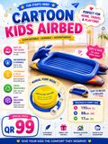 Cartoon Kids Inflatable Airbed