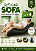 Cozy Inflatable Sofa – Single Size