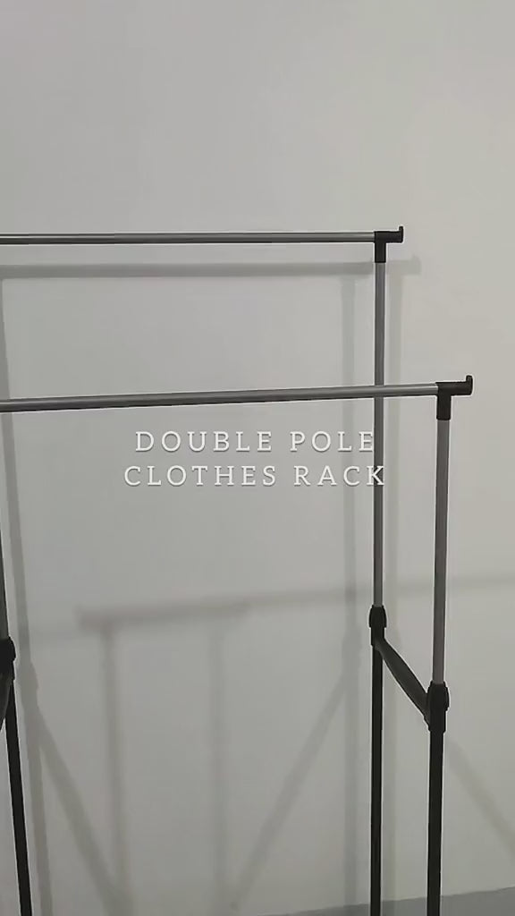 👕✨ Double-Pole Clothes Rack ✨👕
